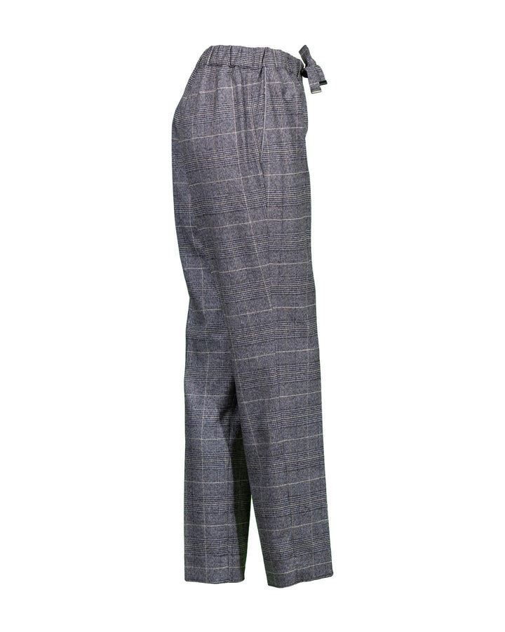 Purotatto - Prince of Wales Plaid Drawstring Pant