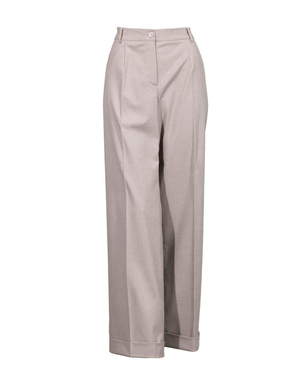 Purotatto - Wide Leg Cuffed Pant