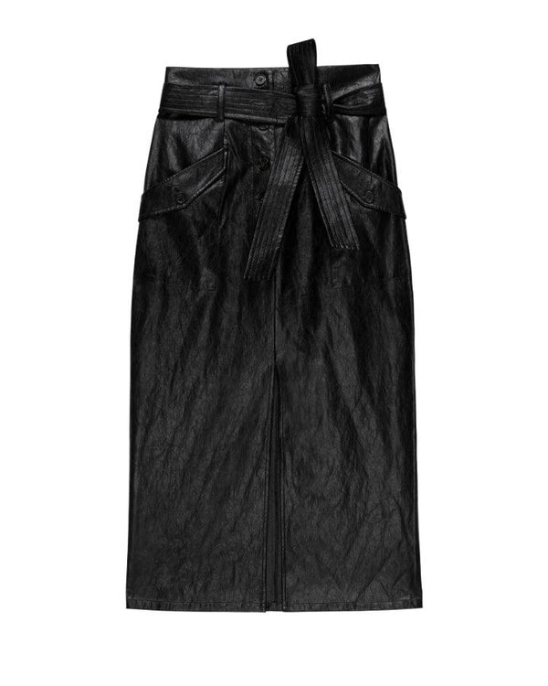 Rails - Edem Faux Crinkle Leather Skirt