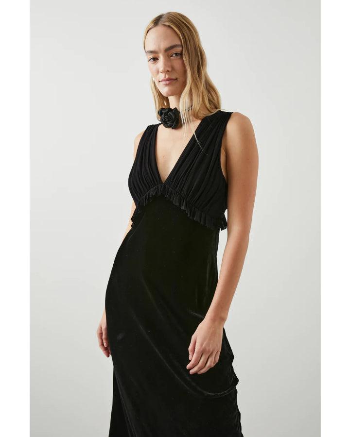 Rails - Gilda Black Velvet Sleeveless Dress