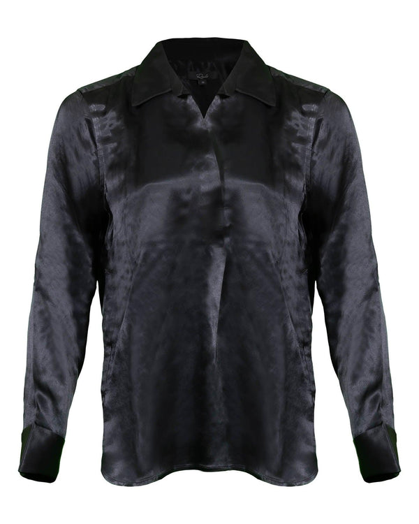 Rails - Nissa Black Satin Shirt