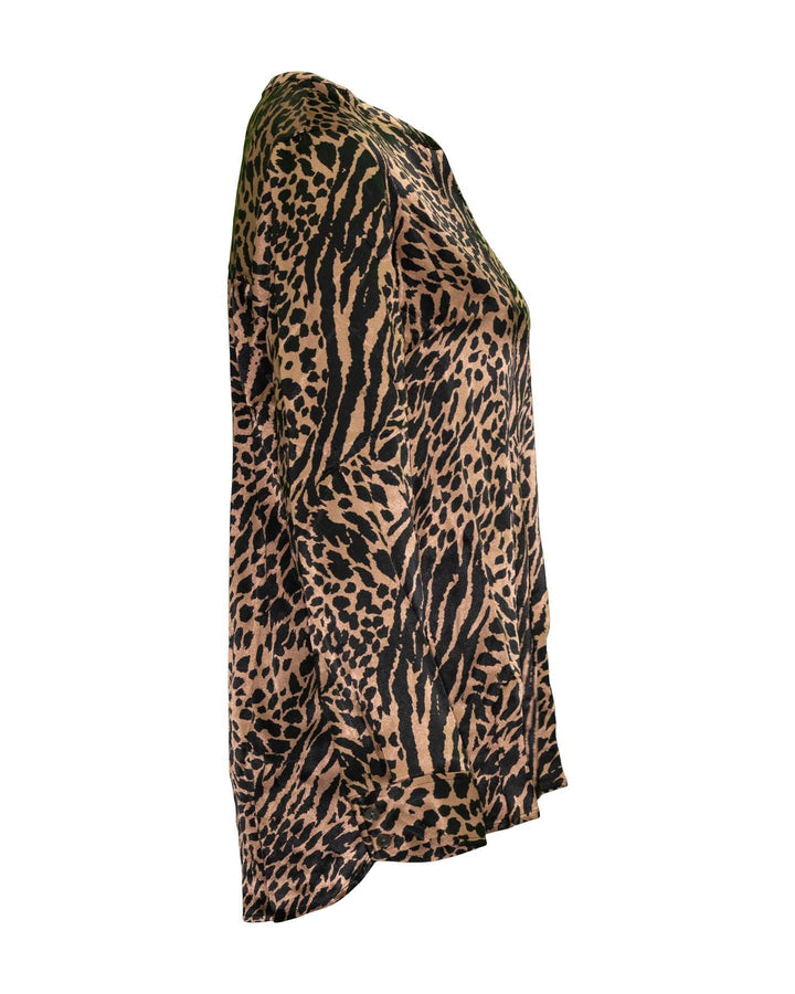 Rails - Pearl Animal Print Blouse