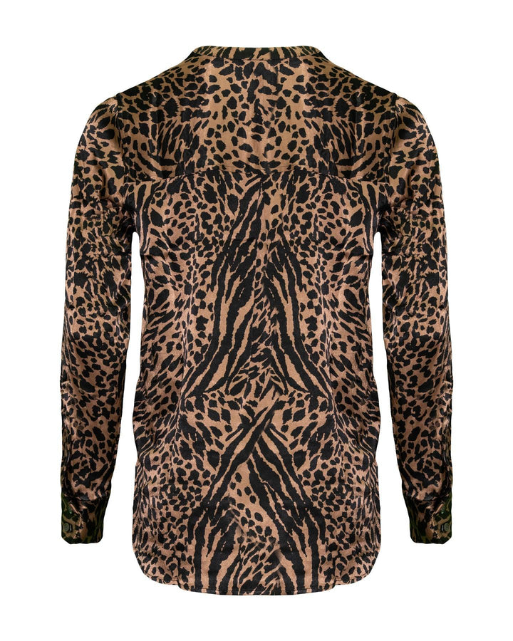 Rails - Pearl Animal Print Blouse