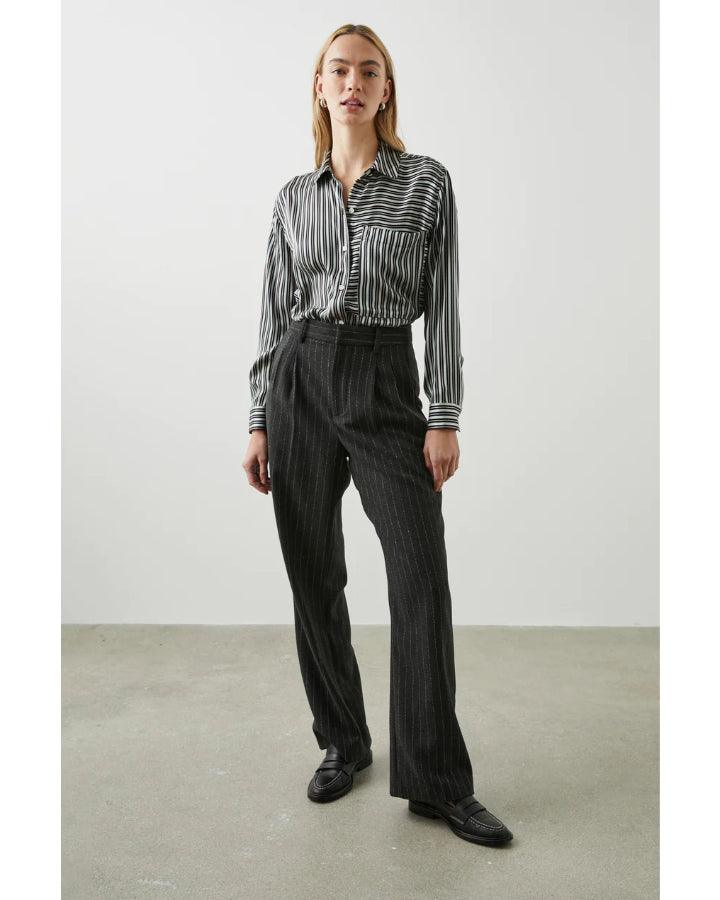 Rails - Spencer Aspen Stripe Silk Shirt