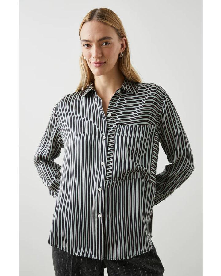 Rails - Spencer Aspen Stripe Silk Shirt