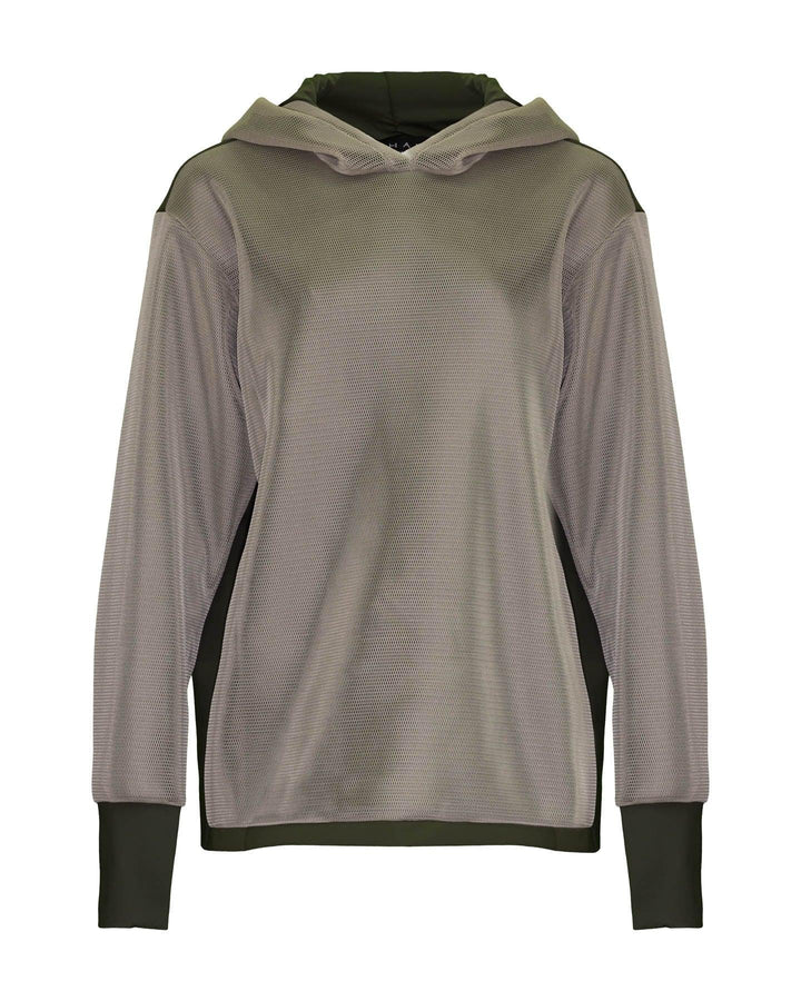 Shan - Mesh Hooded Sweatshirt