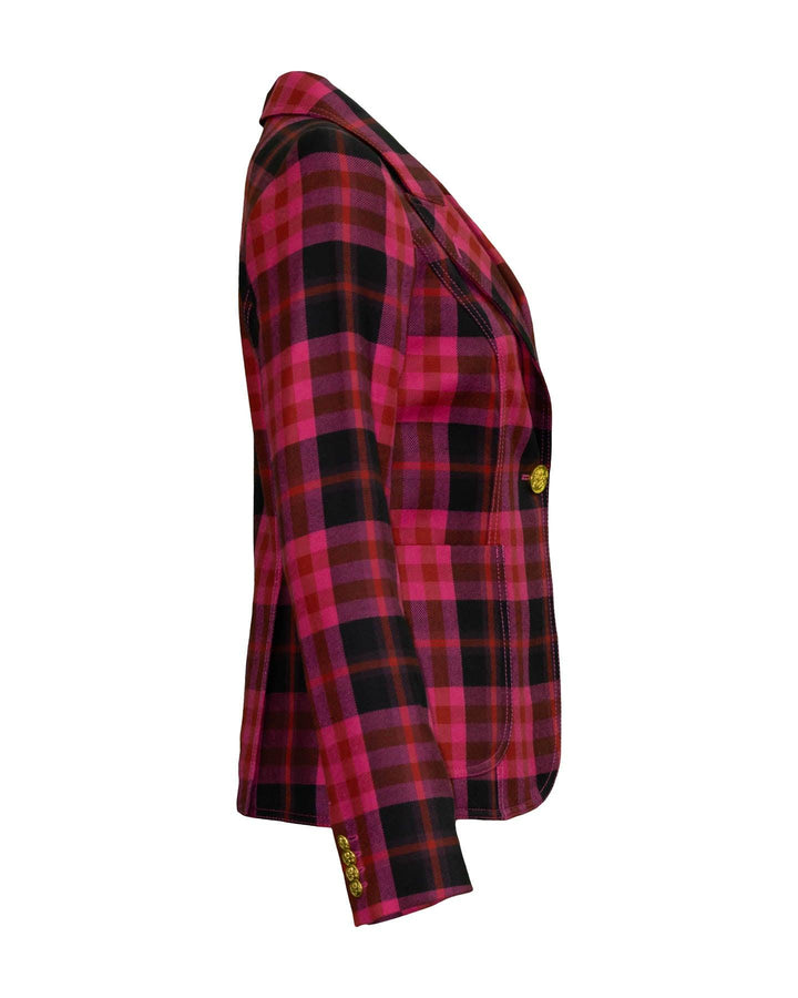 Smythe - Patch Pocket Duchess Deep Pink Tartan