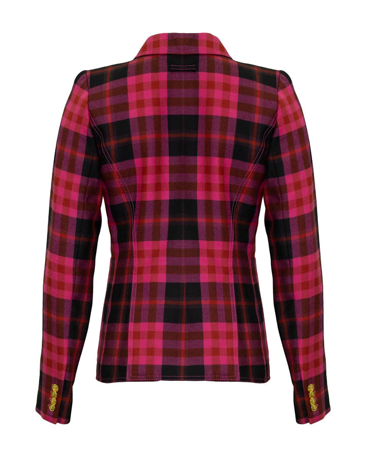 Smythe - Patch Pocket Duchess Deep Pink Tartan