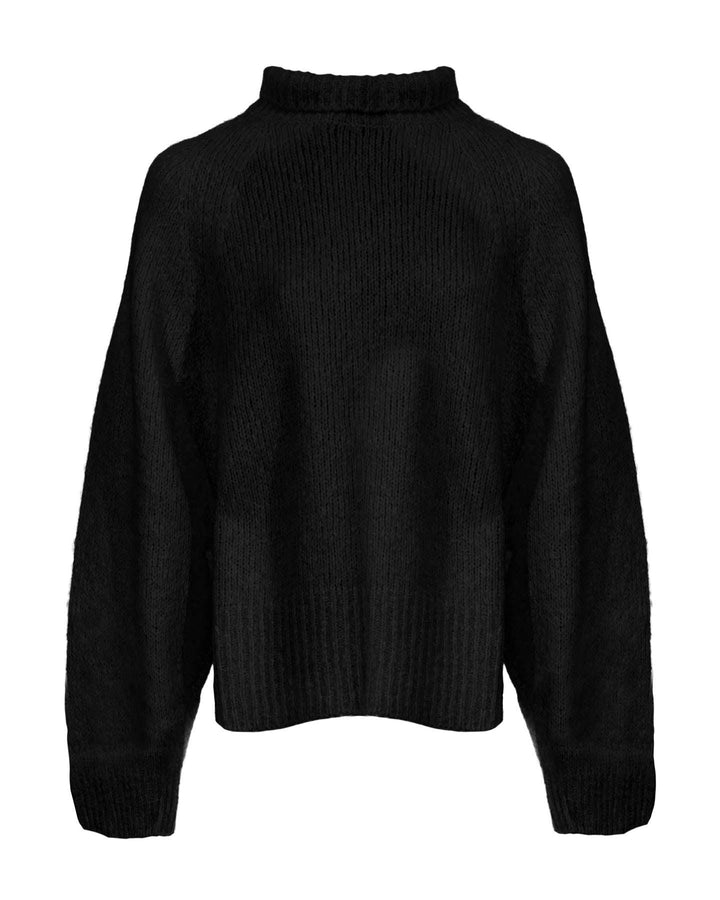 Tonet - Cotton Wool Blend Funnel Neck Pullover