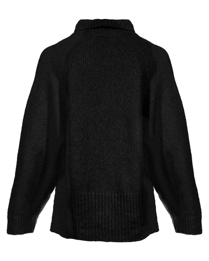 Tonet - Cotton Wool Blend Funnel Neck Pullover