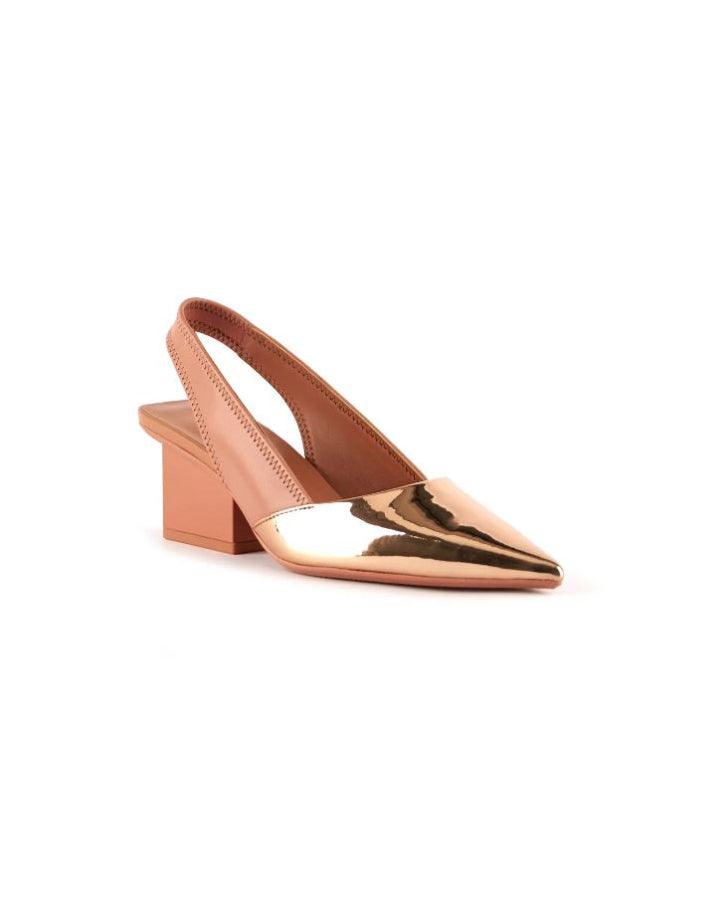 United Nude - Raila Rose Gold Slingback Shoe