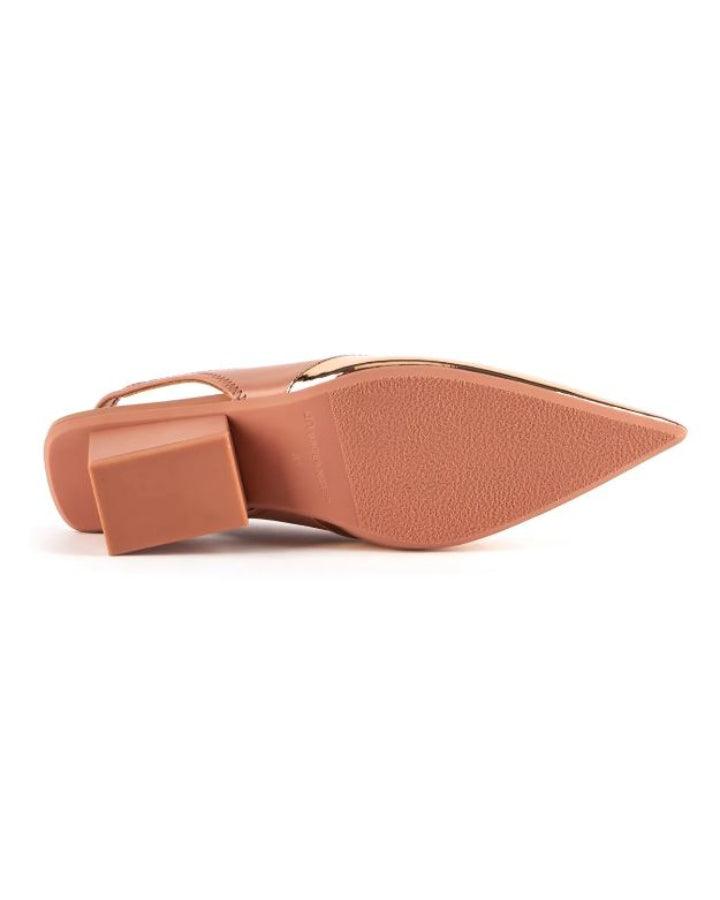 United Nude - Raila Rose Gold Slingback Shoe