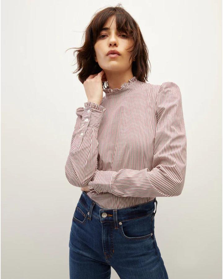 Veronica Beard - Alford Striped Poplin Shirt