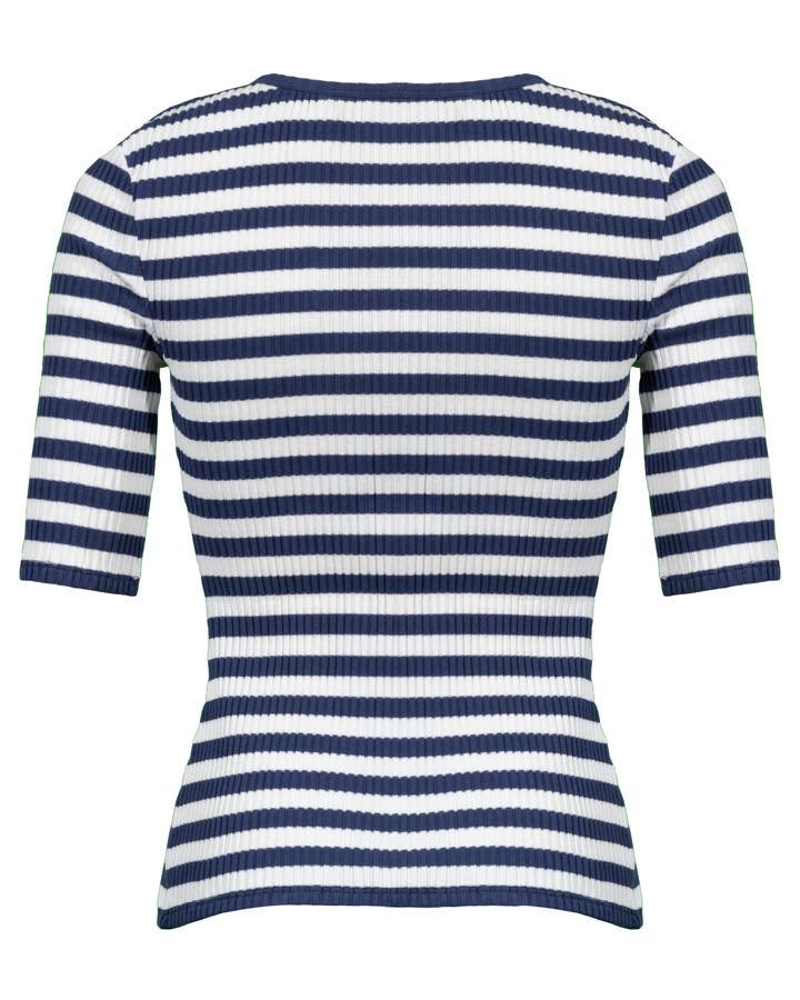 Veronica Beard - Anafi Stripe Scoop Neck Tee