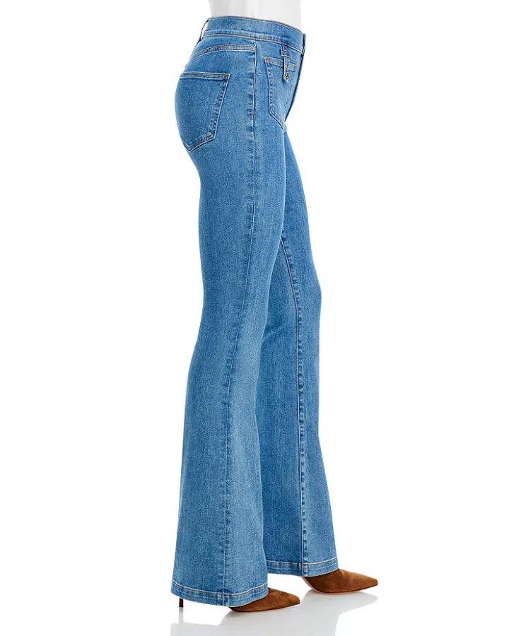 Beverly Skinny High-Rise Flare Jeans