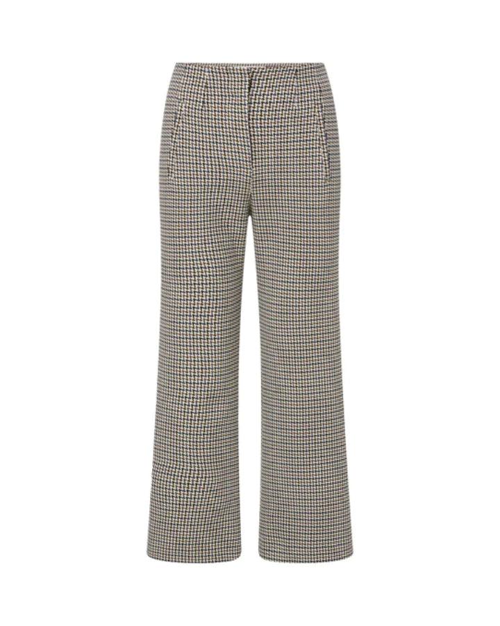 Veronica Beard - Dova Houndstooth Crop Pant