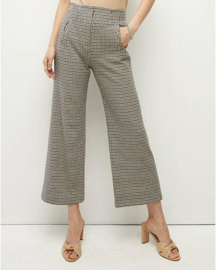 Veronica Beard - Dova Houndstooth Crop Pant