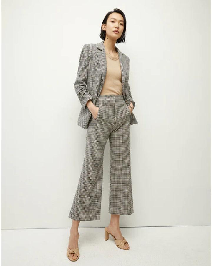 Veronica Beard - Dova Houndstooth Crop Pant