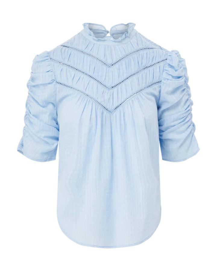 Veronica Beard - Frasier Ruffled Neck Top