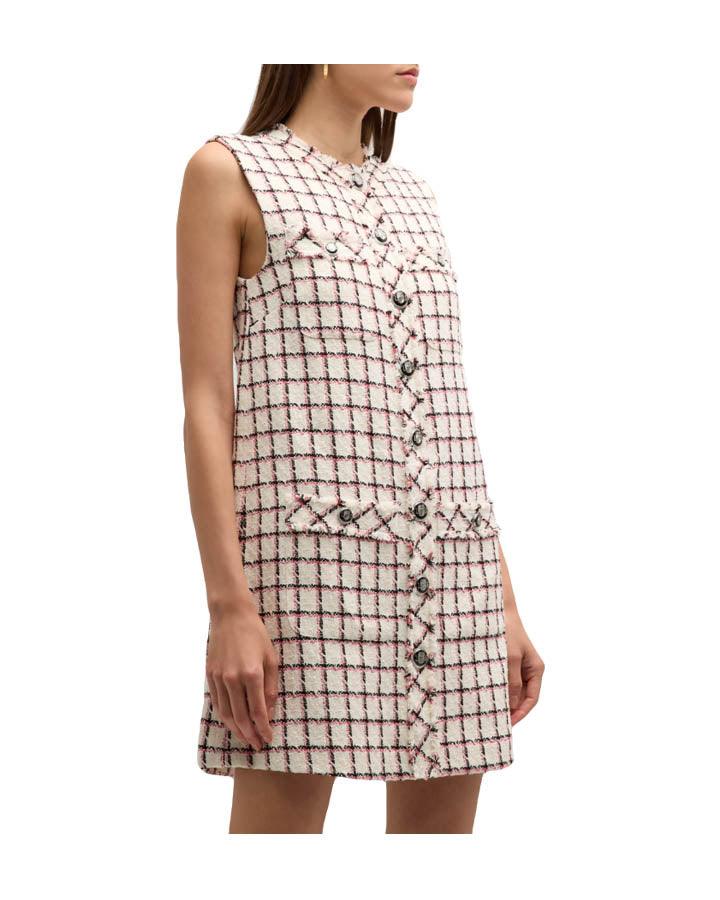 Veronica Beard - Laurel Tweed Check Mini Dress